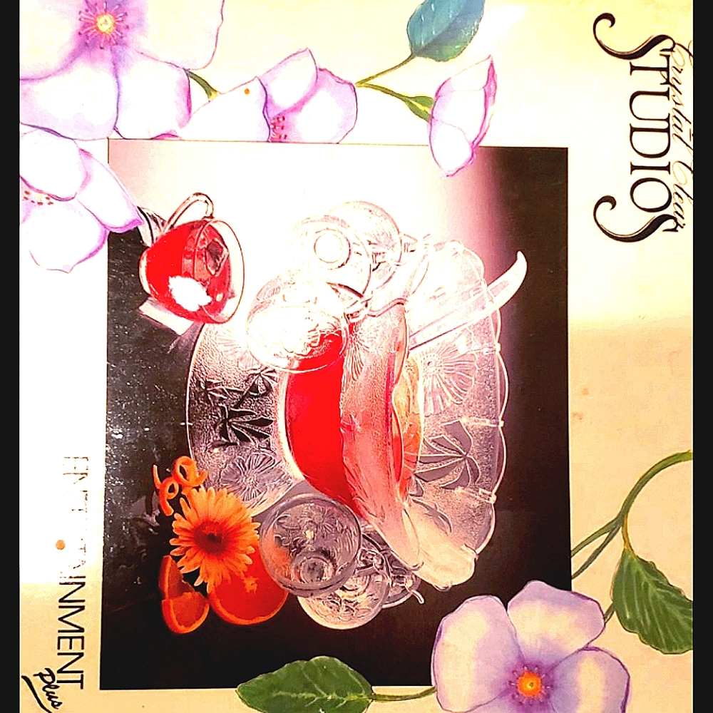 Punch Bowl/Cups Set w/Spoon- Hosting Parties,Picnics,BBQ,Luncheons,PTA meetings